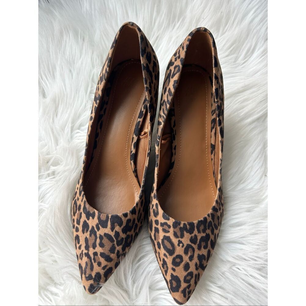 H&M animal print heels size 37 or 6 1/2